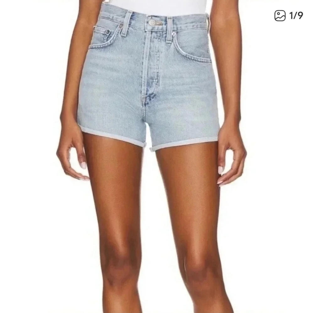 Agolde Dee shorts SIZE 27 (color is Hazard)